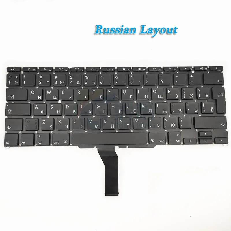 A1370 A1465 Клавиатура для ноутбука Macbook Air 11 &quot/US/UK русский Испания французский