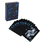 Покерная пластиковая Водонепроницаемая игральные карты, настольные игровая моющаяся мультяшная колода карт для покера профессиональная колода карт Прямая поставка