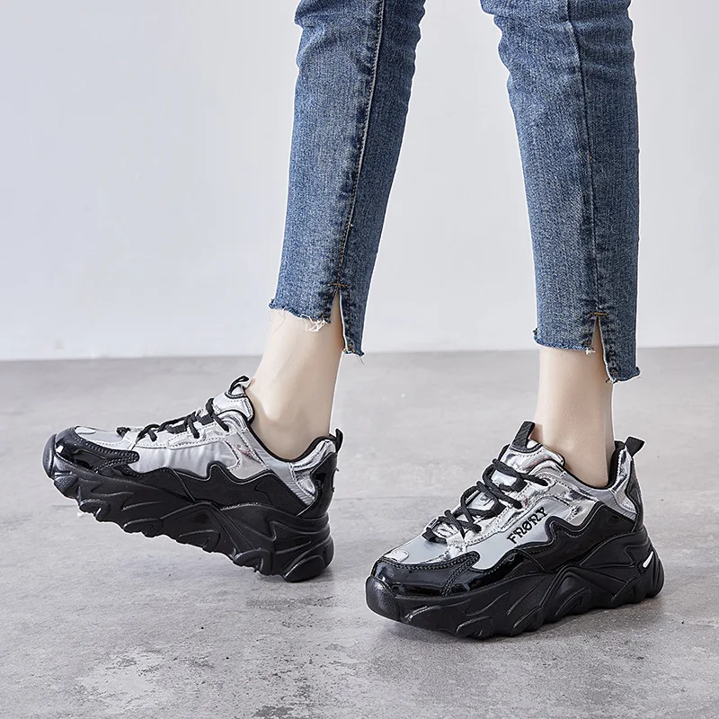 

Fashion krasovki Women Casual Shoes Winter 2020 Luxury Platform Shoes Women Sneakers Ladies Dad Chunky Trainers Chaussure Femme