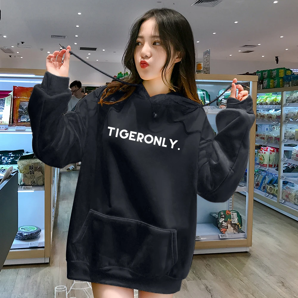 Женская толстовка с длинным рукавом и принтом букв | одежда