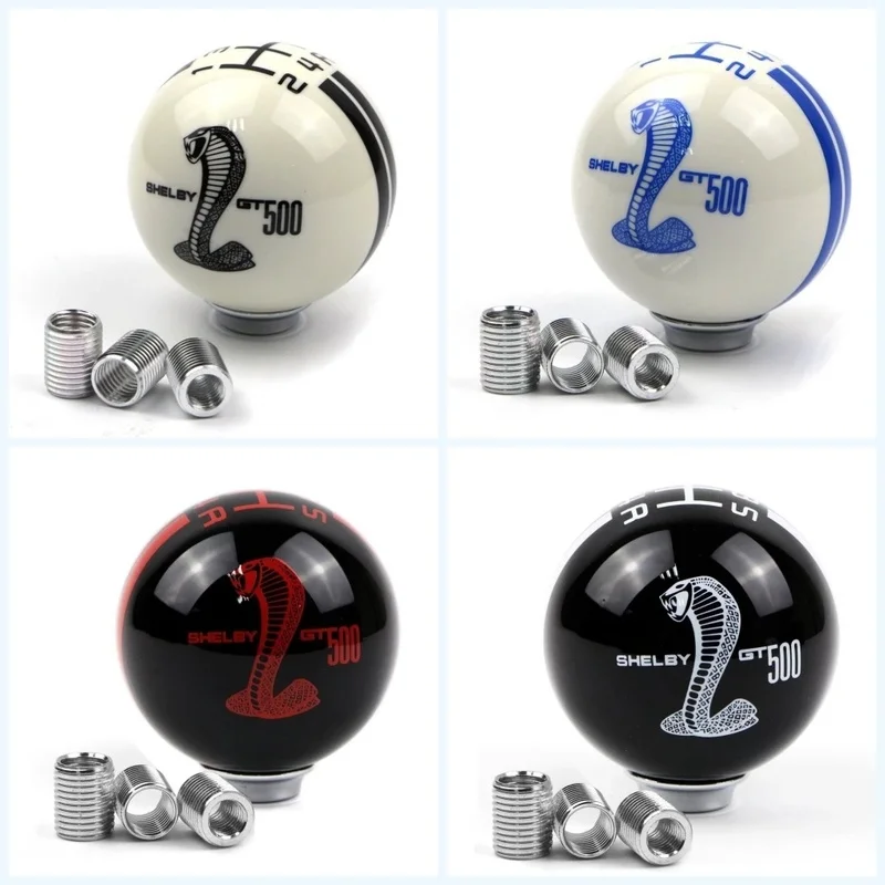 

Cobra Ball 5 Speed Car Gear Shift Knob Universal Gearstick Lever Shifter Knob Modified Accessories for Ford Mustang