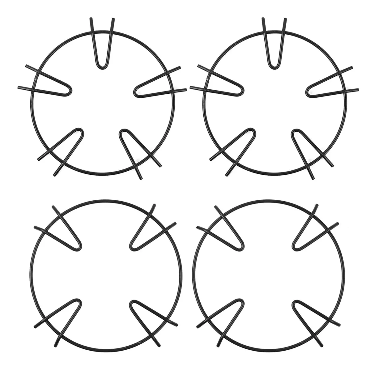 2 шт. универсальные подставки для вок железная подставка кастрюль нескользящая
