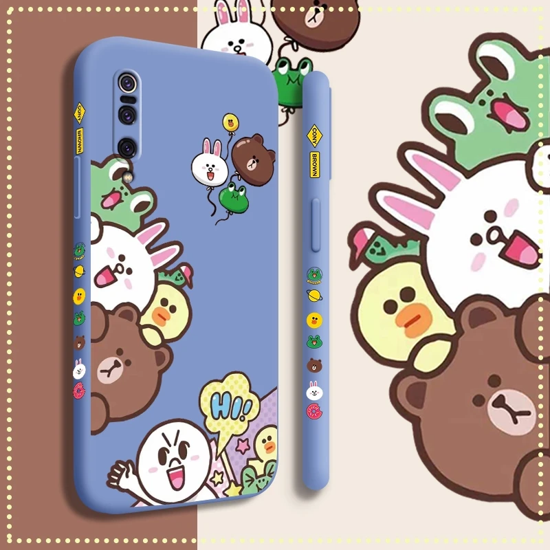 

For Xiaomi MI 9 PRO 9 SE 9 Lite 9T 9T Pro MIX 2 MIX 2S Cartoon animal case anti falling protective sleeve