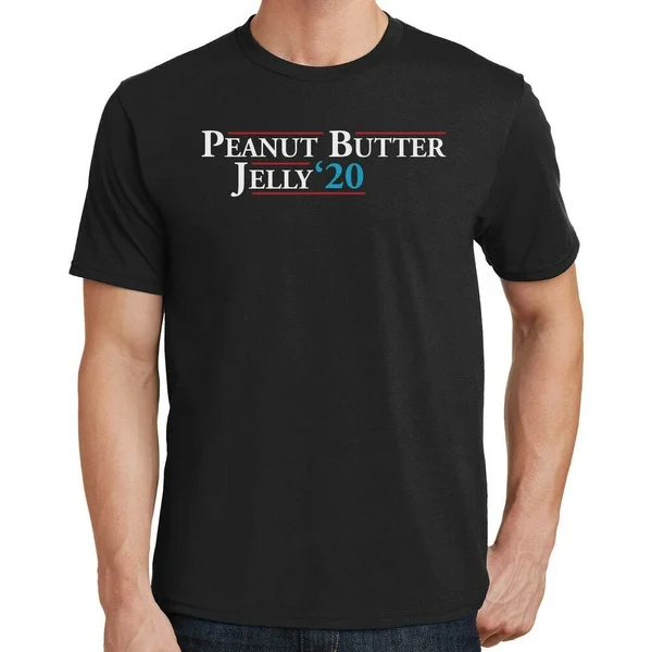 

Peanut Butter & Jelly '20 T-Shirt Vote for a tasty President 2577