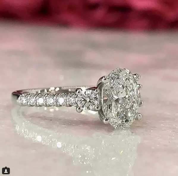 

New Quality 925 Sterling Silver Wedding Ring Princess Square CZ Finger Ring for Women Silver Engagement Jewelry Engagement Ring