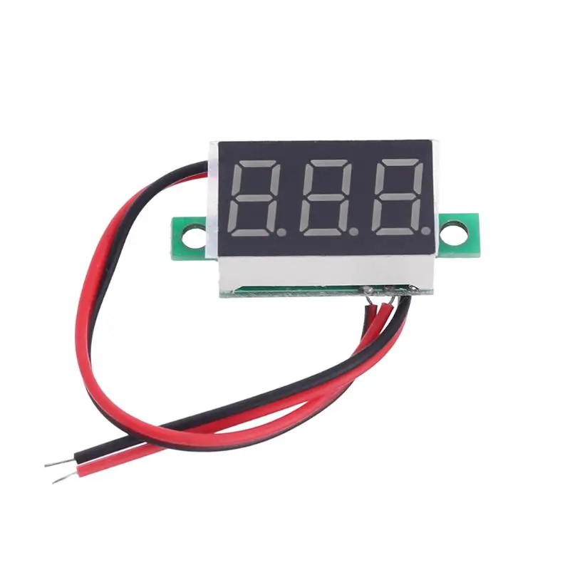 

0.36" Digital Voltmeter DC 4.5-30V 2 Wires Red LED Display Panel Voltage Meter A69D