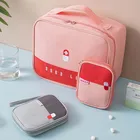 Утолщенная аптечка, многослойный комплект первой помощи для семьи, контейнер для лекарств, Портативная сумка для хранения на молнии