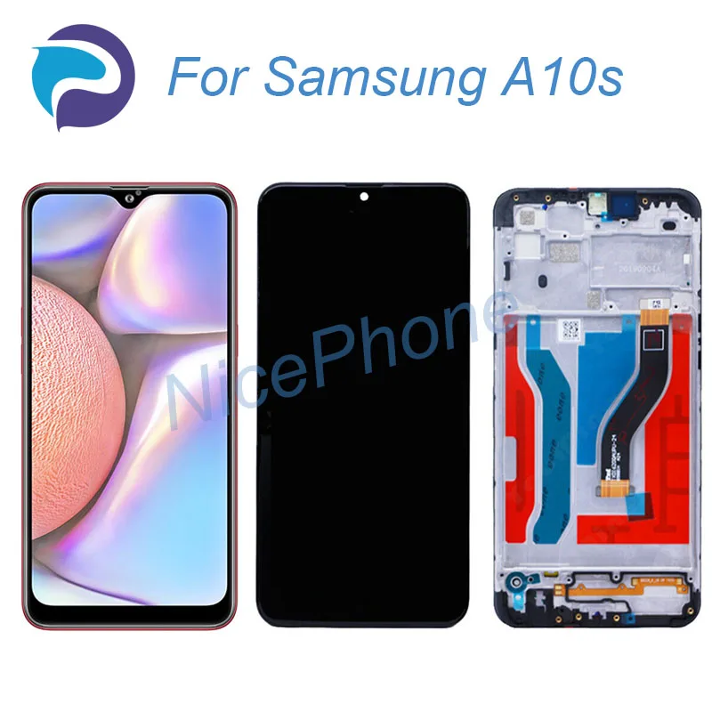 Для Samsung A10s ЖК дисплей сенсорный экран дигитайзер для сборки запасные части 6 2