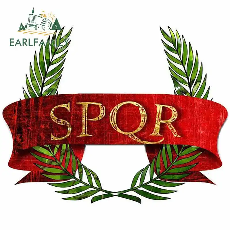 EARLFAMILY 13 см x 10 5 для наклейки Авто Мото SPQR креативные автомобильные стикеры DIY