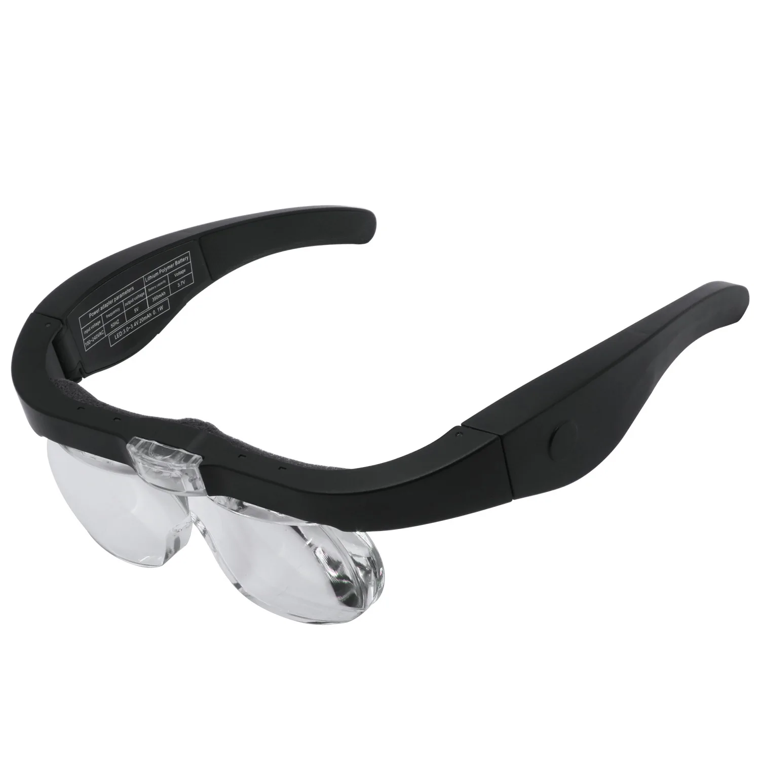 

Glasses Magnifier Led Magnifier Four Magnifications USB Rechargeable Reading Magnifier Jewelers Magnifying Glass