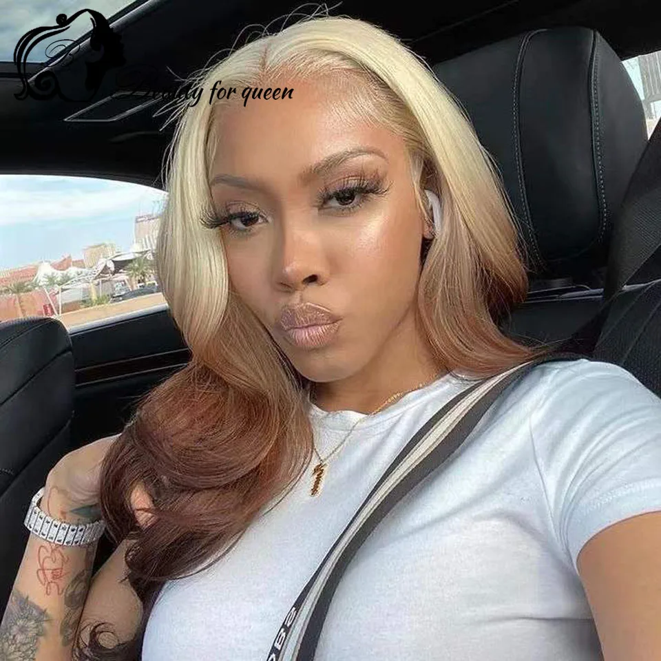 

Lace Front Human Hair Wigs 613 HD Transparent Lace Frontal Wigs Remy Brazilian Hair Lace Front Wigs With Baby Hair For Women Wig