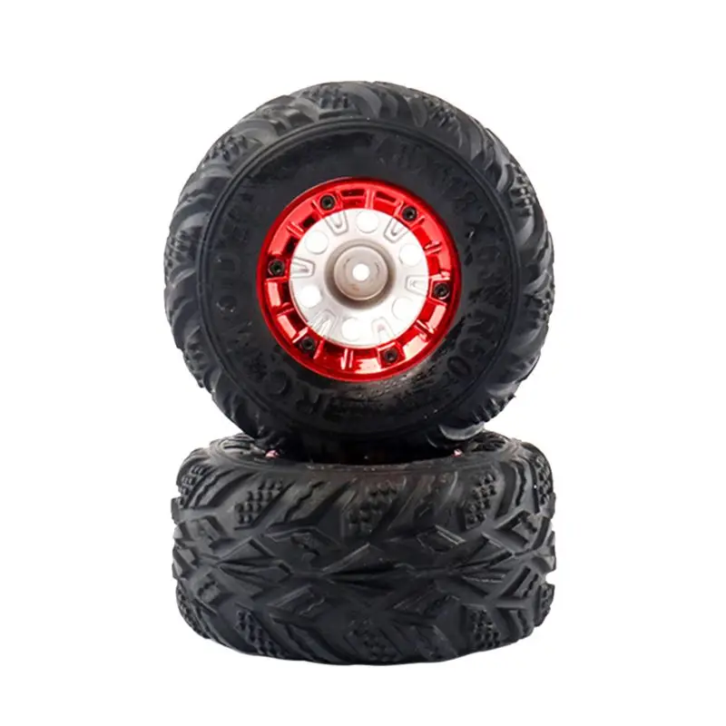 2 шт. 100 мм колесные колеса для скоростных автомобильных шин Автозапчасти 1/12