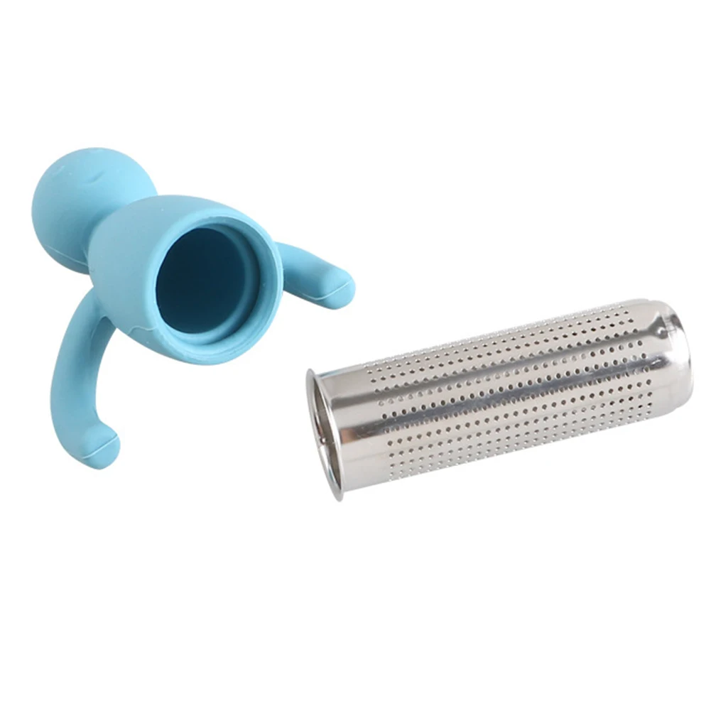 Забавные Little Man и Чай фильтр свободные аксессуары листик пивоварения Инструменты