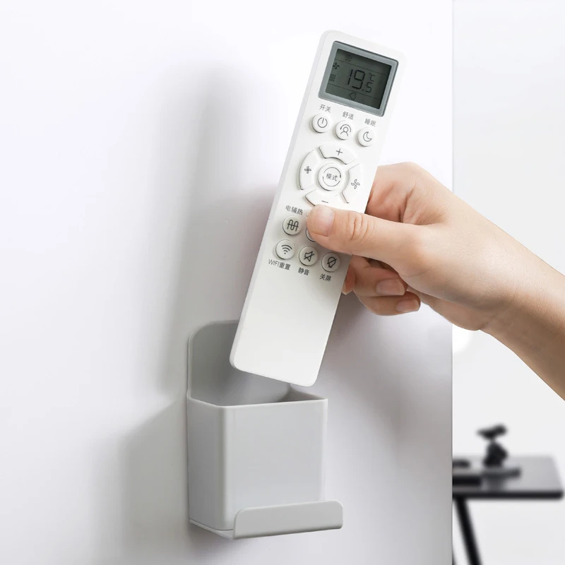 Настенный смонтированный органайзер ящик для хранения пульта дистанционного