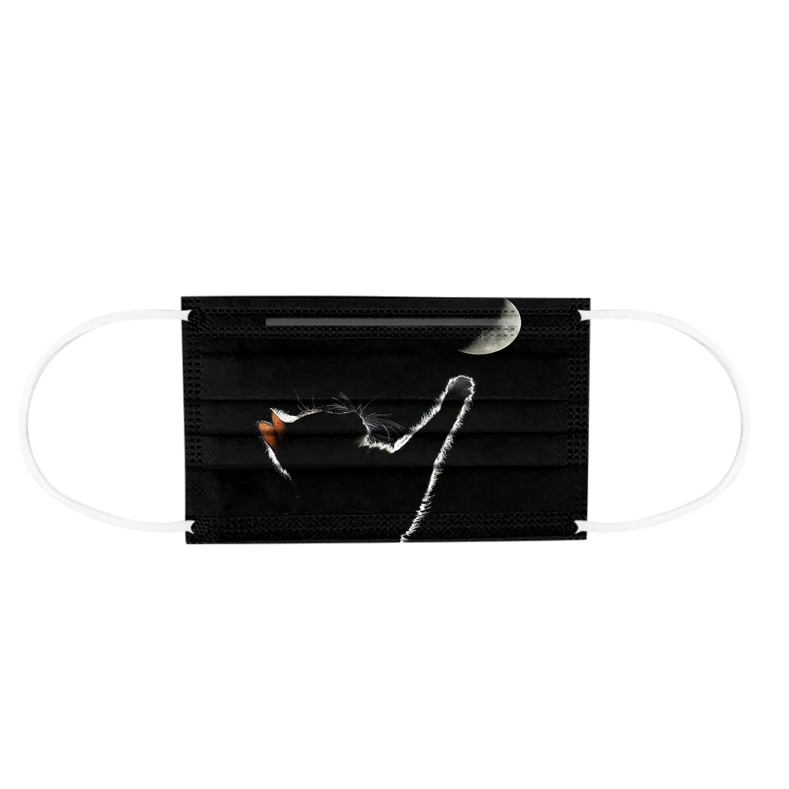 30 шт. кошка печать одноразовая маска для лица с изображением героев мультфильмов