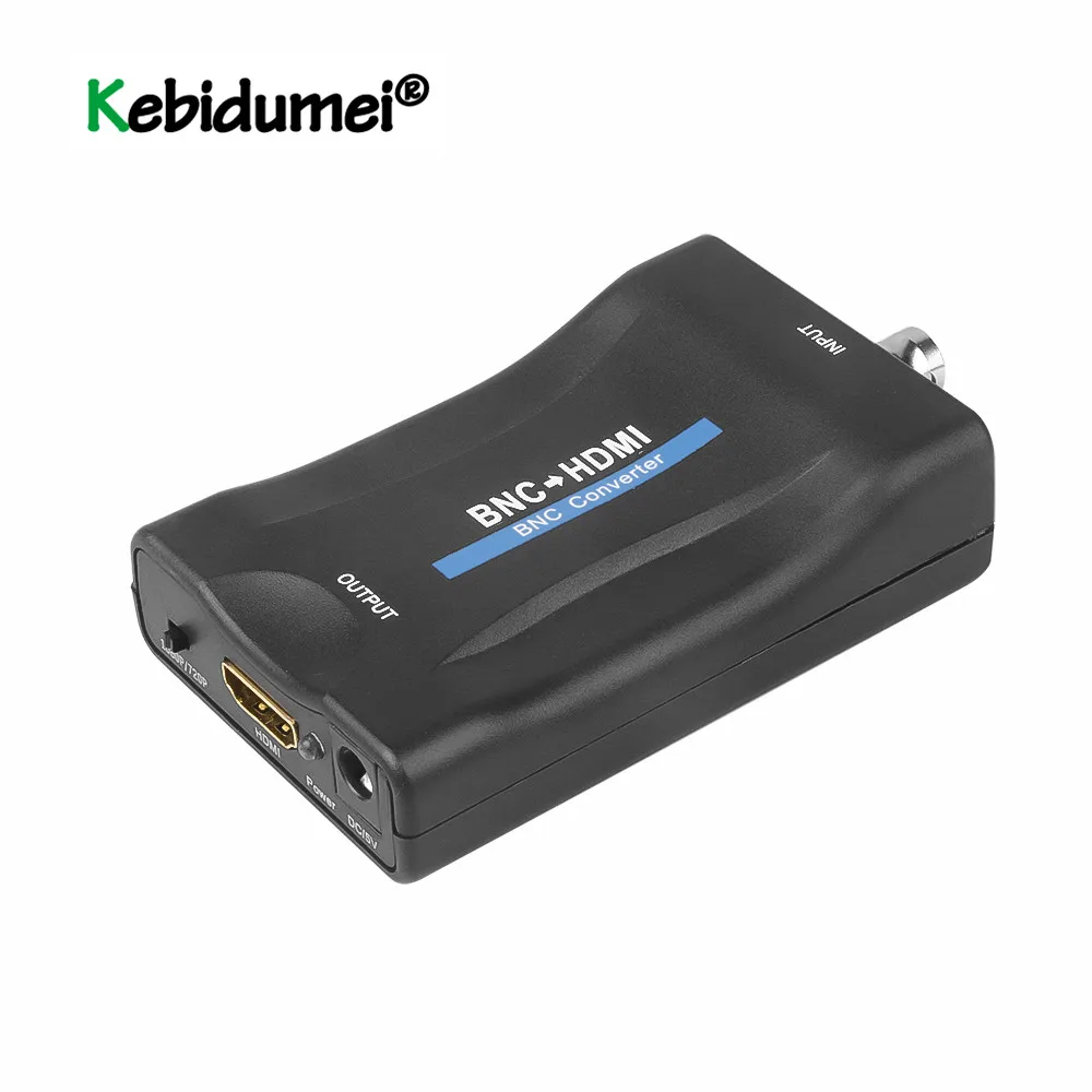 Kebidumei BNC к совместимому с HDMI конвертер 1080P/720P Дисплей Conversor SurveillanceTV