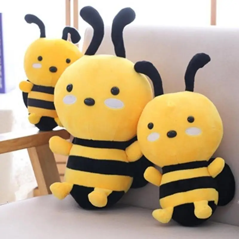 

1PCS Bee Plush Toys Kawaii bees Stuffed Toy Pendant Activities Gift For Kids 2020 New Hot Sale