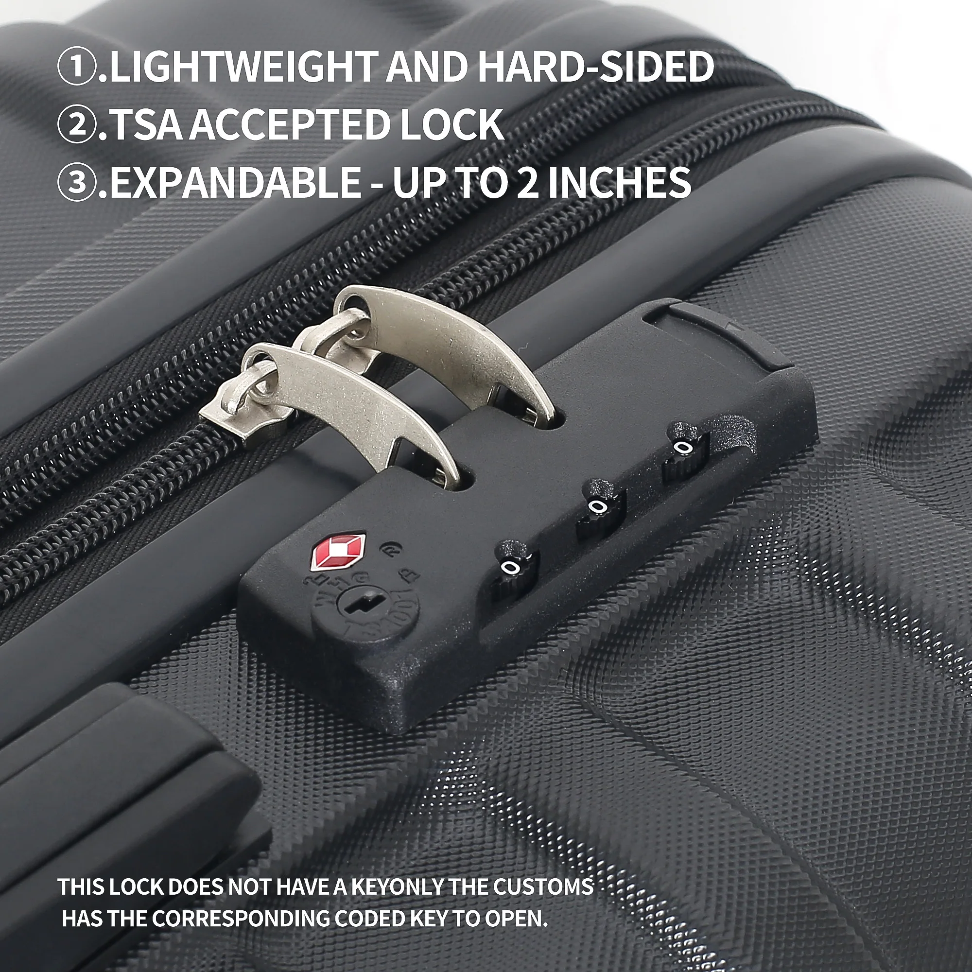 3 шт./комплект чемодан из АБС-пластика | Багаж и сумки