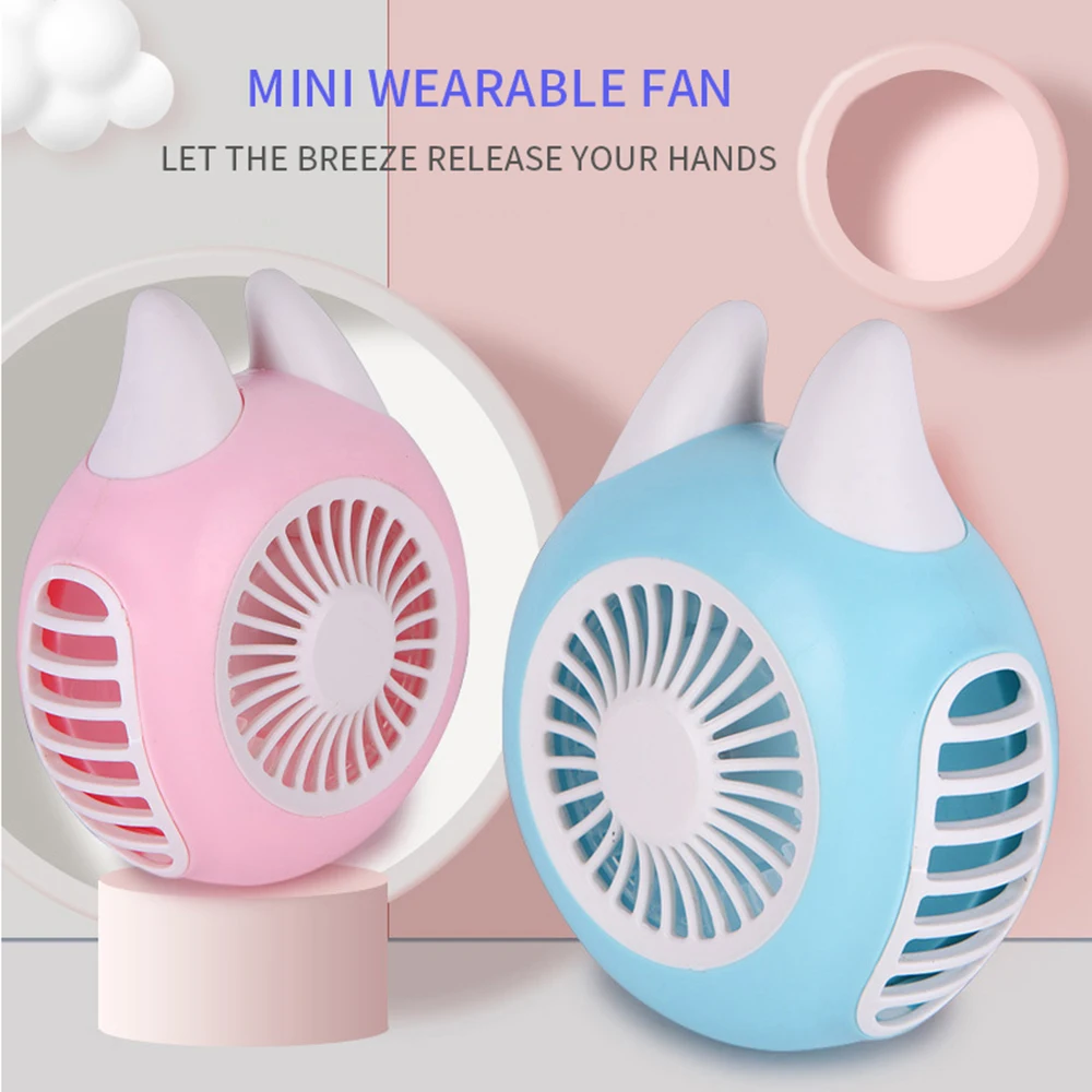 Носимые наручные вентилятор мультфильм детский веер мини ручной для путешествий