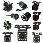 2021 Универсальная автомобильная камера заднего вида 12 светодиодный ИК Ночное Видение Реверсивный монитор для парковки автомобиля CCD водонепроницаемый широкоугольный HD видео