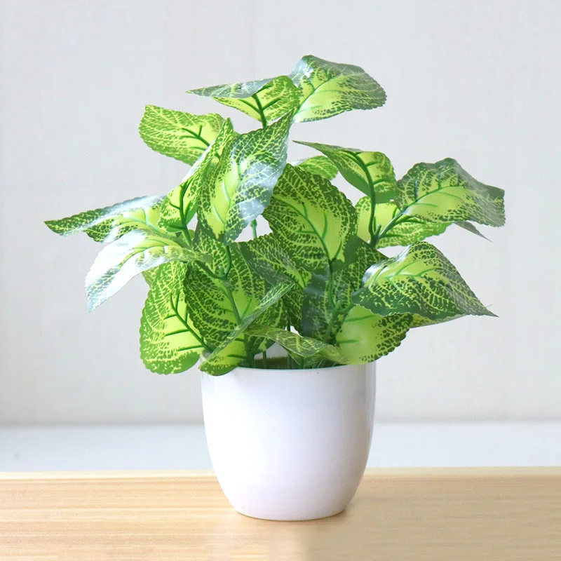 Искусственные листья Персидского укропа 22 см бонсай белый Комнатные растения