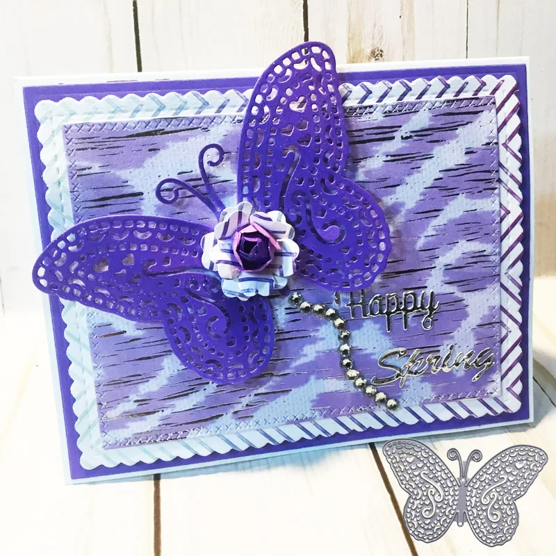 

Dolce Vita Butterfly Dies Bird Metal Cutting Dies Scrapbooking Craft Die Cut for Photo Album Paper Card Making Knife model