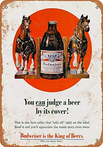 

12 x 16 Metal Sign - Clydesdales - Retro Wall Decor Home Decor