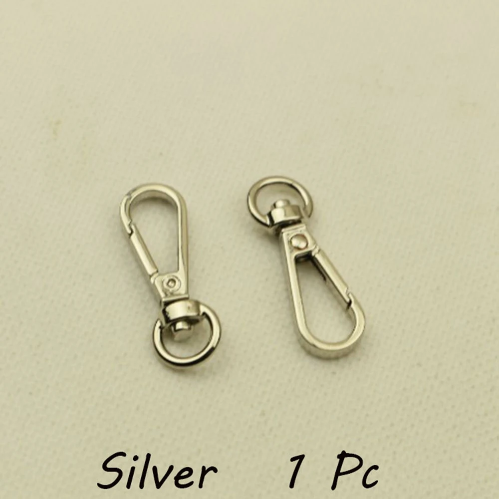 silver Шарнирная Сумка-триггер, пряжка, сумка, плечевой ремень, кожаный ремень, застежка, клипса, брелок для ключей, собачья цепь, ошейник, защелка - Цвет: silver