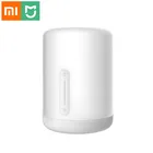 Прикроватная цветная лампа Xiaomi Mijia, 2 умных стола, светодиодный ночник, 400 люмен, Bluetooth, Wi-Fi, сенсорное управление