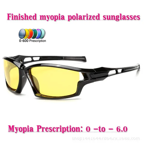 Солнцезащитные очки унисекс с диоптриями, поляризационные очки для вождения при близорукости по рецепту, 2020