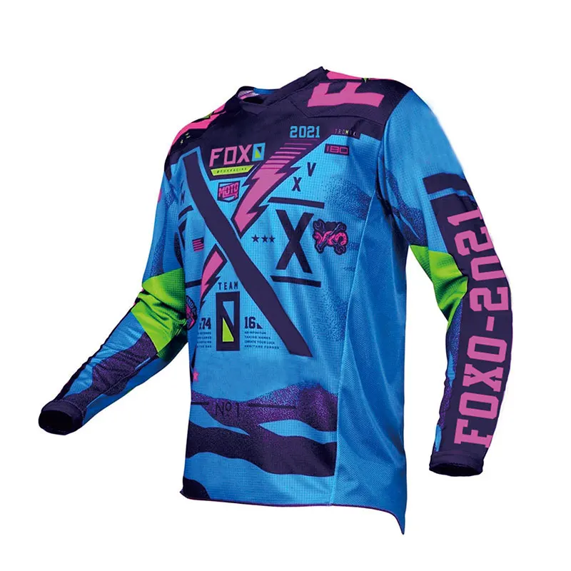 

Men's Downhill Jersey BMX Mountain Bike MTB Shirt Cross Country DH Motorcycle Breathable Sweatshirt FXR Bicycle Endurance Jersey