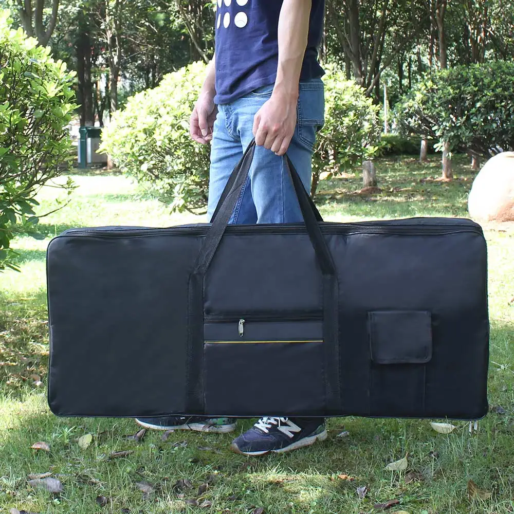 

Portable 61-Key Keyboard Electric Piano Padded Case Gig Bag Oxford Cloth