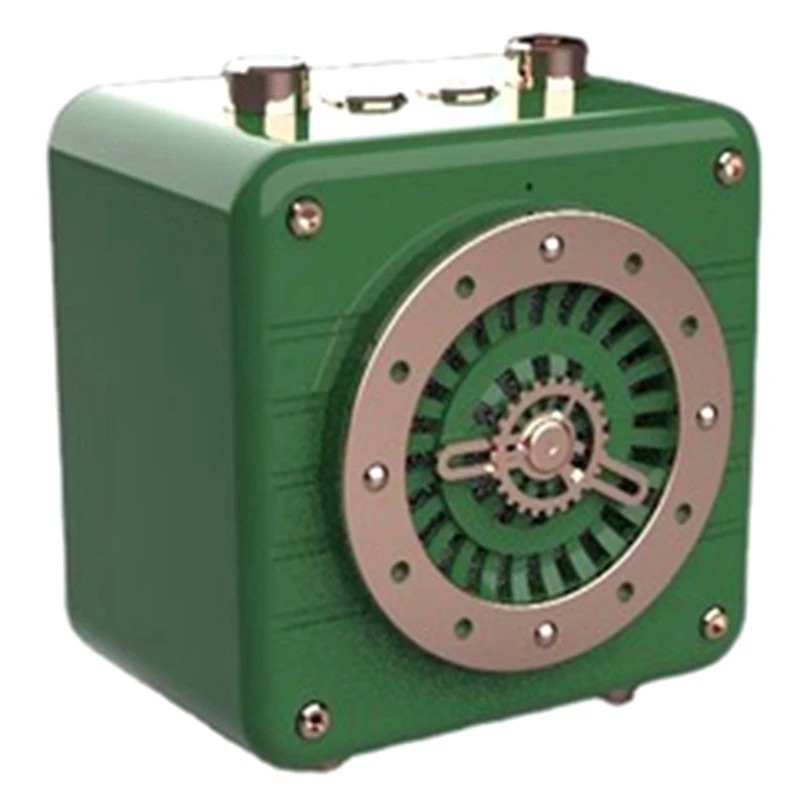 Ретро Bluetooth Динамик Портативный Беспроводной сабвуфер подходит для дома на улице