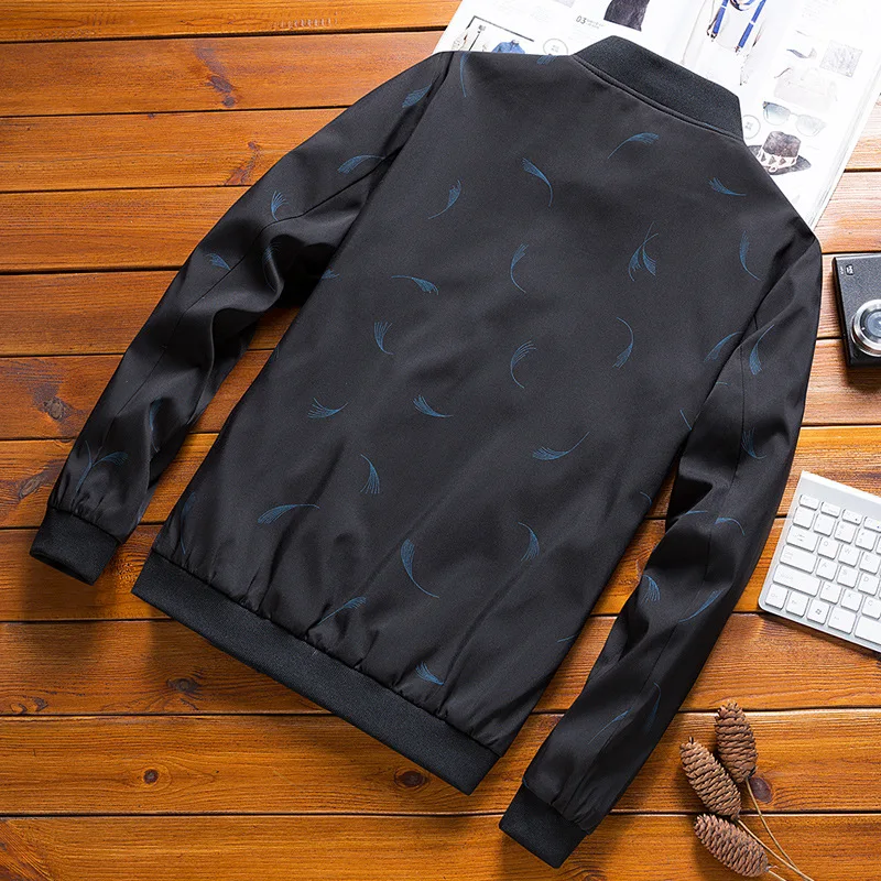 

2021 spring and autumn new men's thin jacket Korean style popular windbreaker middle-aged and elderly casual jacket