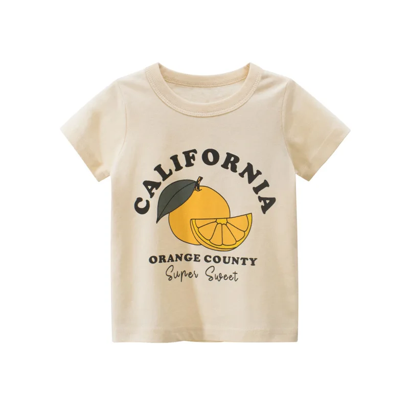 

Girls T-shirt Clothes Baby Toddler Kids Short Sleeve Cartoon T Shirt Tops Boy Clothing Cotton Baby Girl Summer New Arrive 2020