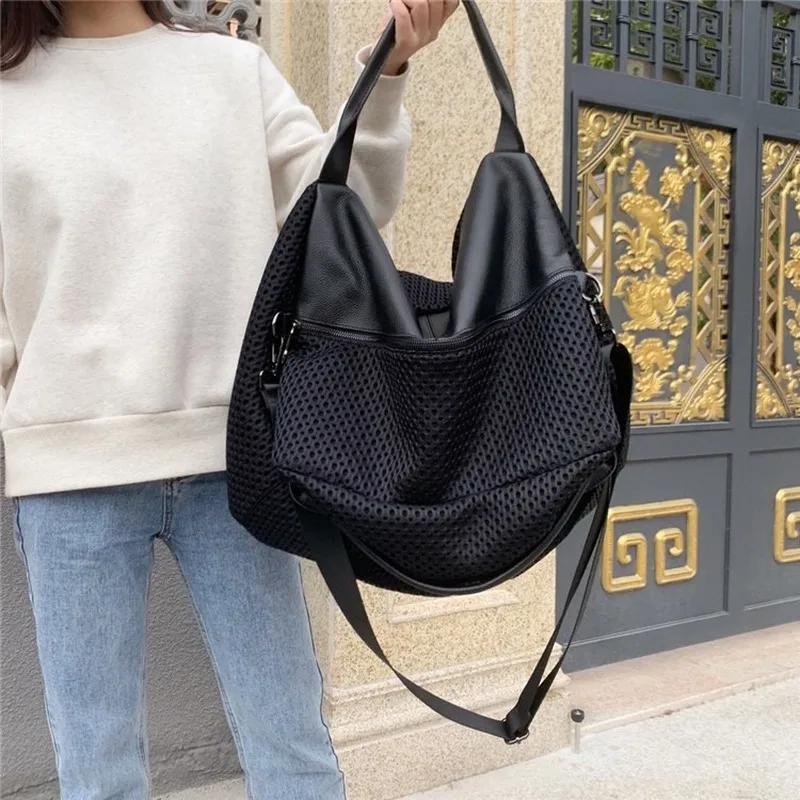 

Ultra-lightweight oversized nylon bag, new trendy female bag, casual lady shoulder bag, messenger oversized bag