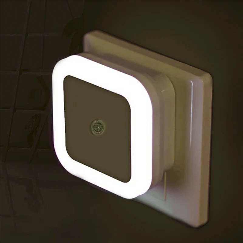 

Patimate Draadloze Led Nachtlampje Sensor Lights Eu Us Plug Night Lamp Voor Slaapkamer Decoratie Gang Lamp Kindje Nachtlampje