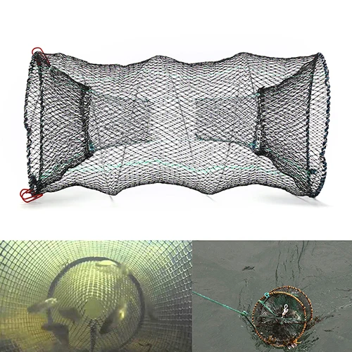 

Fishing Collapsible Trap Cast Keep Net Crab Crayfish Lobster Catcher Pot Trap Fish Net Eel Prawn Shrimp Live Bait Hot Sale 1pc