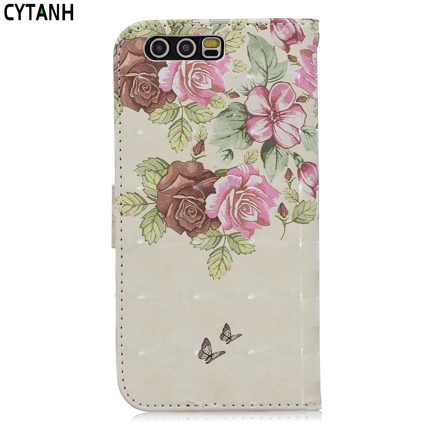 3D Printing PU Leather Wallet Flip Case For Huawei Honor 9 Cover Honor9 STF-L09 STF-AL00 STF-AL10 STF-TL10 Coque | Мобильные