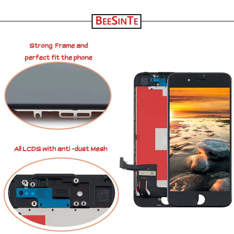 AAA + ЖК-дисплей для iPhone 7 Дисплей сенсорный экран дигитайзер в сборе Замена 7G 7P