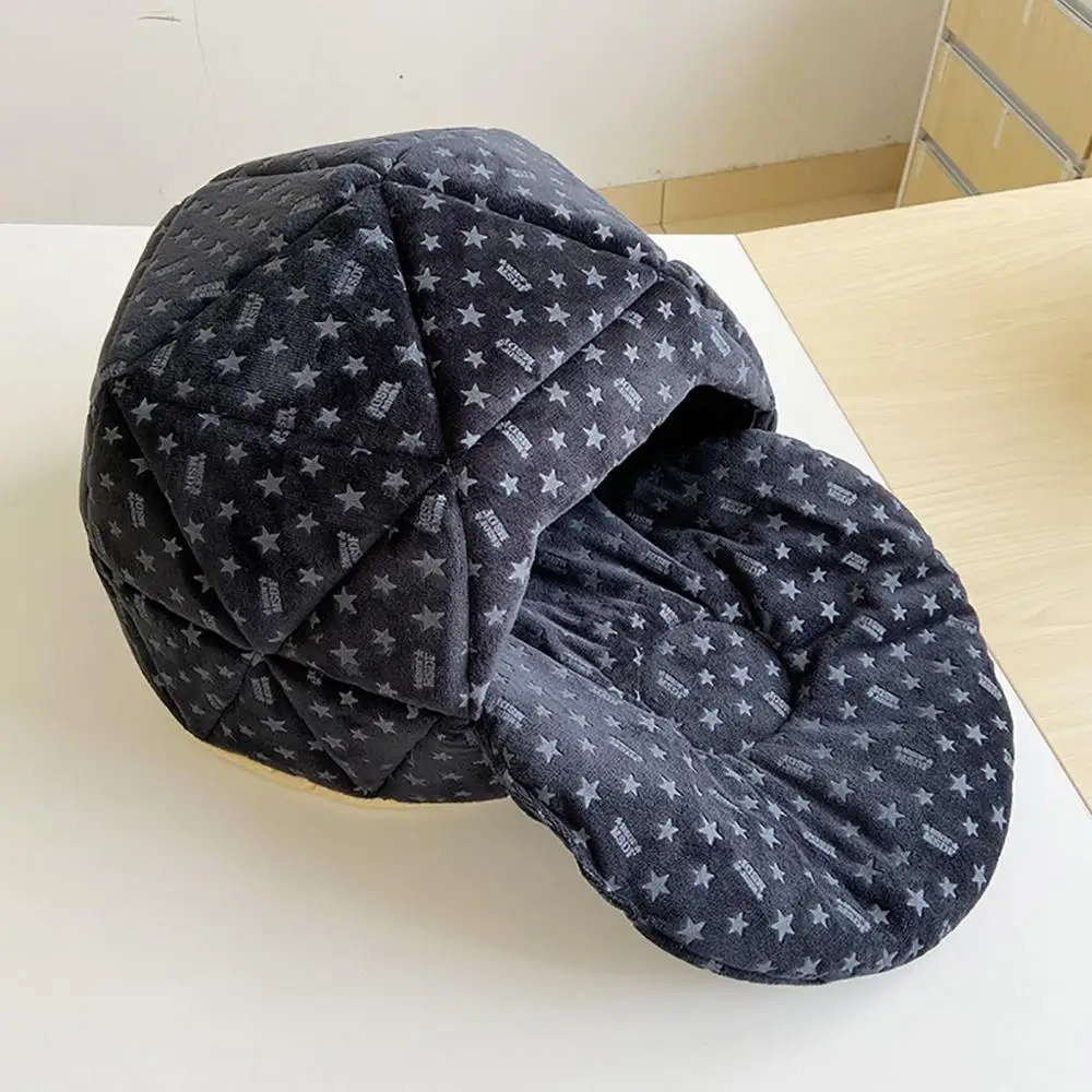 Съемная моющаяся плюшевая кровать для домашних животных мягкая удобная