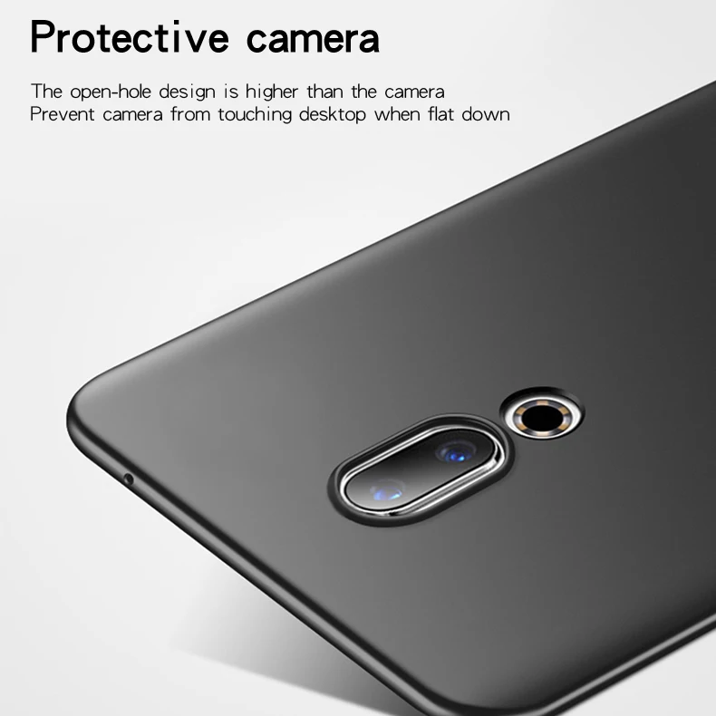 Ультратонкий Гладкий защитный чехол для Meizu 16X телефона жесткий из поликарбоната