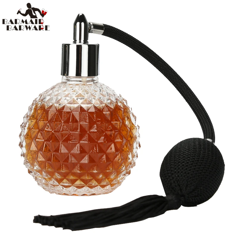 100 мл с украшением в виде кристаллов арт Винтаж Стиль пустой пульверизатор для