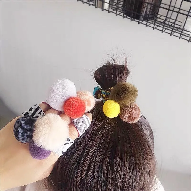 1 шт. эластичная резинка для волос с узлом на широких плечах |