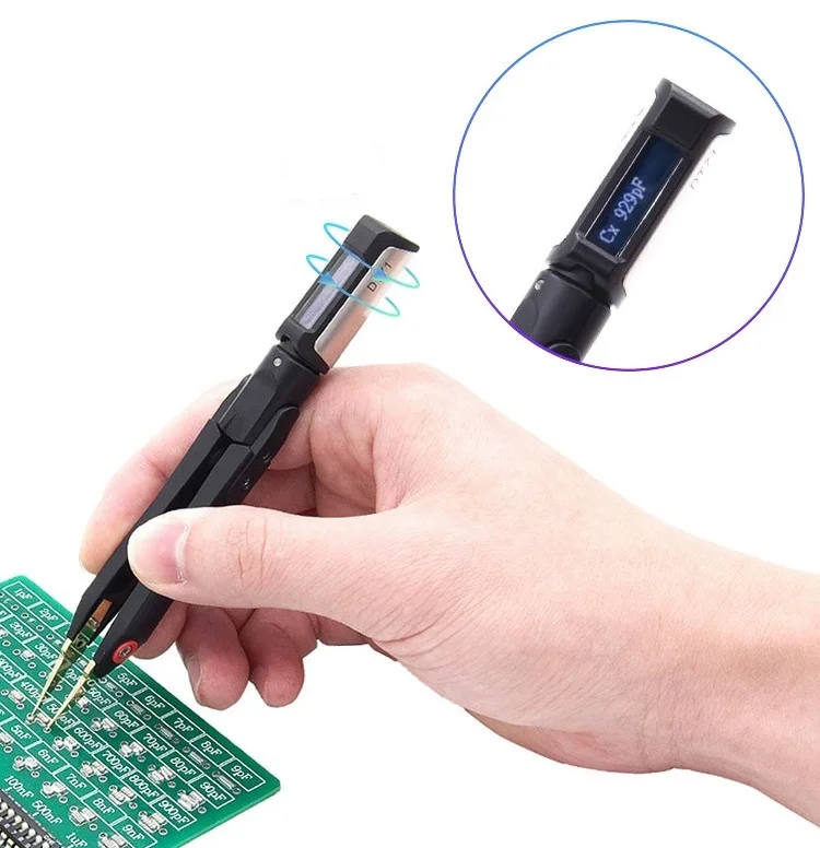 DT71 Мини цифровой Пинцет умный SMD тестер Портативный LCR измеритель диодный