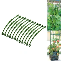 12 pcs plant support stake cage garden plant rack climbing vine rack arms tomato cage expandable potted frame connectors