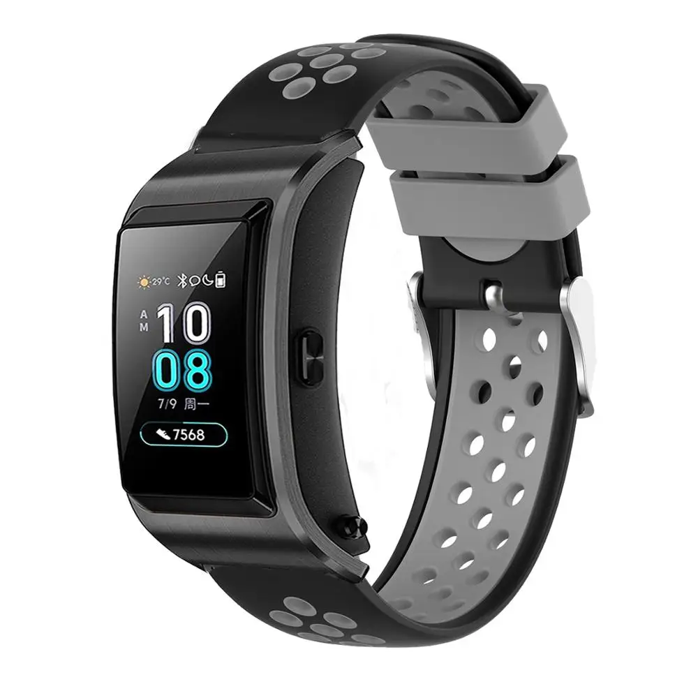 Ремешок силиконовый для Huawei Talkband B5 сменный спортивный резиновый браслет