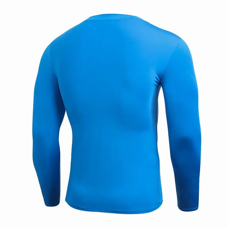 Мужские быстросохнущие фитнес компрессионные с длинным рукавом Baselayer тело под облегающая футболка одежда для занятий спортом, в тренажерном зале Топ рубашка на открытом воздухе