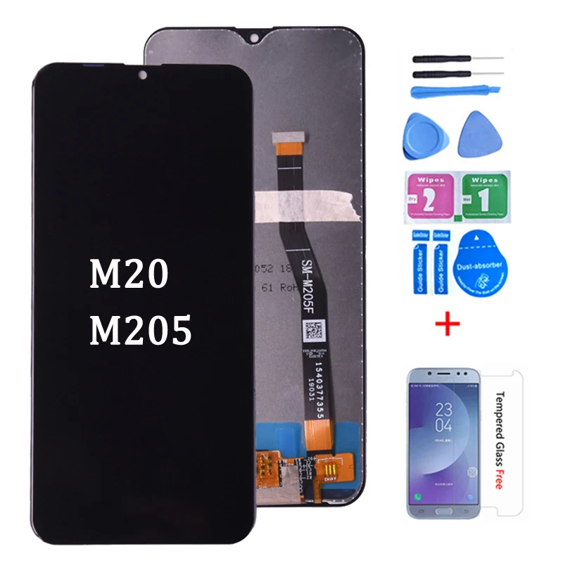 

LCD For Samsung Galaxy M20 M205 M205F SM-M205F/DS LCD Display with Touch Screen Digitizer Assembly free shipping