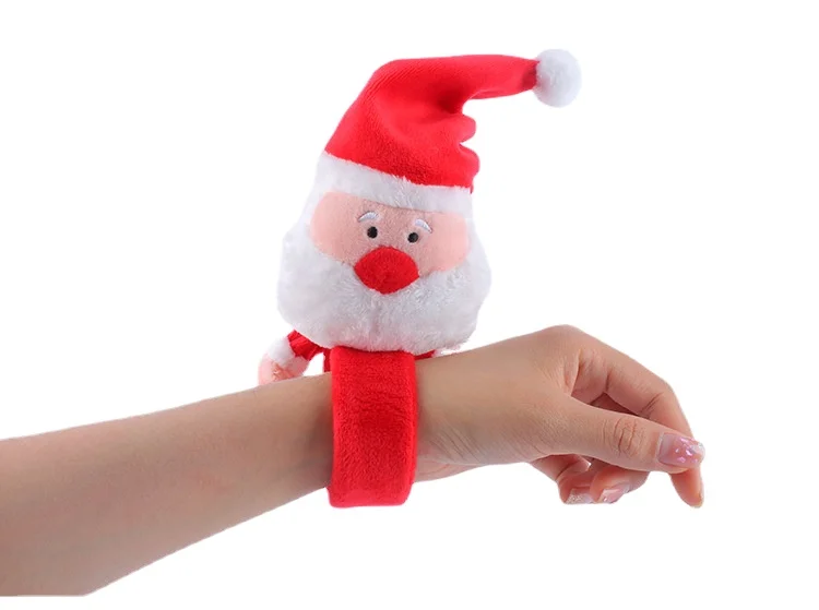 

Christmas Gift Free Shipping Christmas Elk Pat Band Bracelet Santa Claus Christmas Tree Decorations